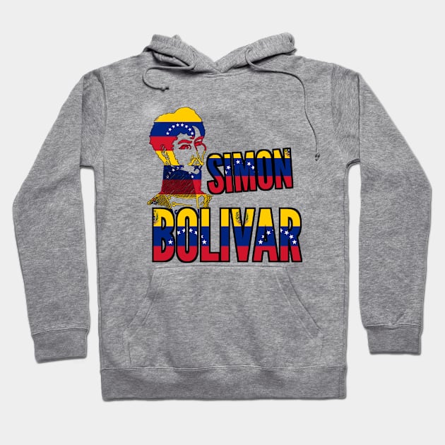 Simon Bolivar Venezuela -  Revolution Hoodie by Rabie